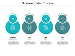 Business sales process ppt powerpoint presentation slides graphics design cpb