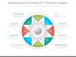 Business Sales Promotion Ppt Powerpoint Shapes