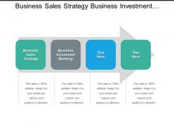 Business sales strategy business investment banking organizational change cpb