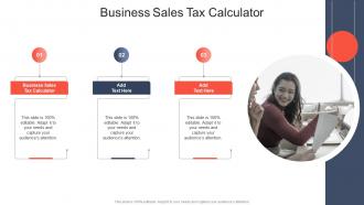 Business Sales Tax Calculator In Powerpoint And Google Slides Cpb
