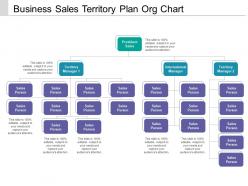 Business sales territory plan org chart