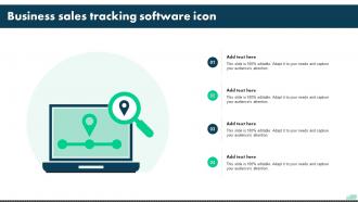 Business Sales Tracking Software Icon