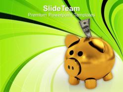 Business savings in piggy bank powerpoint templates ppt themes and graphics