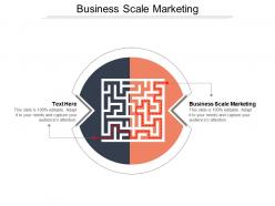 Business scale marketing ppt powerpoint presentation file icons cpb