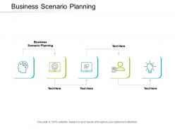 Business scenario planning ppt powerpoint presentation inspiration deck cpb