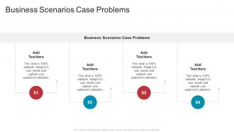 Business Scenarios Case Problems In Powerpoint And Google Slides Cpb