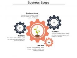 Business scope ppt powerpoint presentation file layout ideas cpb