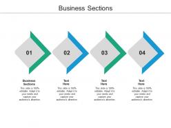 Business sections ppt powerpoint presentation slides cpb