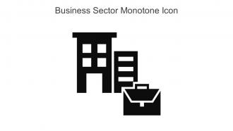 Business Sector Monotone Icon In Powerpoint Pptx Png And Editable Eps Format