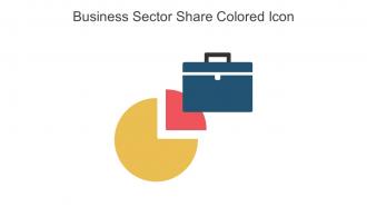 Business Sector Share Colored Icon In Powerpoint Pptx Png And Editable Eps Format
