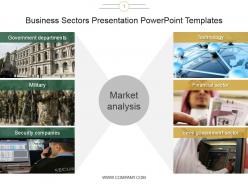 Business sectors presentation powerpoint templates