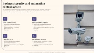 Business Security And Automation Control System