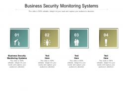 Business security monitoring systems ppt powerpoint presentation model clipart cpb