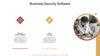 Business Security Software In Powerpoint And Google Slides Cpb