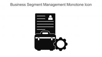 Business Segment Management Monotone Icon In Powerpoint Pptx Png And Editable Eps Format