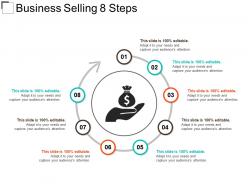 Business selling 8 steps powerpoint presentation