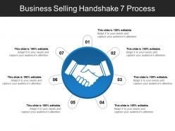 Business Selling Handshake 7 Process PPT Examples Professional