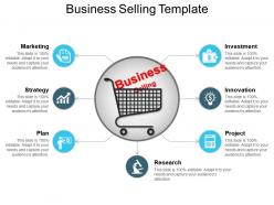 Business selling template ppt presentation examples