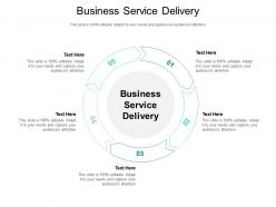 Business service delivery ppt powerpoint presentation portfolio mockup cpb