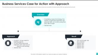 Business Services Case For Action With Approach