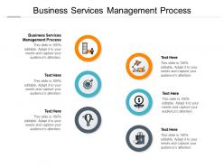 Business services management process ppt powerpoint infographics picture cpb