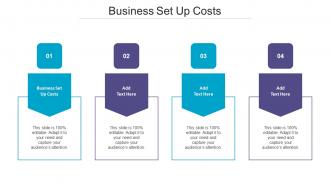 Business Set Up Costs Ppt Powerpoint Presentation Show Layout Cpb