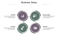 Business setup ppt powerpoint presentation infographic template example file cpb