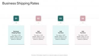 Business Shipping Rates In Powerpoint And Google Slides Cpb