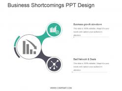 Business shortcomings ppt design