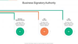 Business Signatory Authority In Powerpoint And Google Slides Cpb