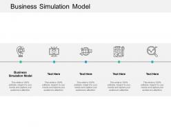 Business simulation model ppt powerpoint presentation gallery rules cpb