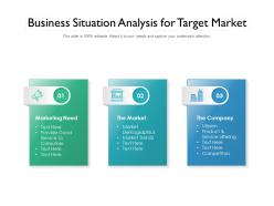 Business Situation Analysis For Target Market