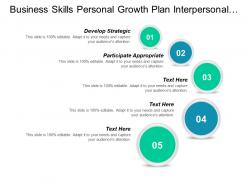Business skills personal growth plan interpersonal effectiveness competency cpb