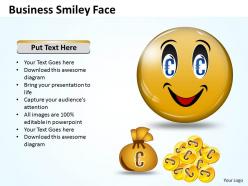 23053739 style variety 3 smileys 1 piece powerpoint presentation diagram infographic slide