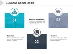 Business social media ppt powerpoint presentation file design ideas cpb