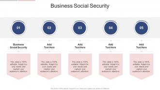 Business Social Security In Powerpoint And Google Slides Cpb
