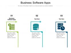 Business software apps ppt powerpoint presentation summary visual aids cpb