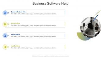 Business Software Help In Powerpoint And Google Slides Cpb
