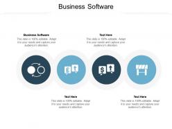Business software ppt powerpoint presentation gallery layout ideas cpb