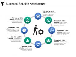 Business solution architecture presentation graphics