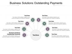 Business solutions outstanding payments ppt powerpoint presentation gallery structure cpb