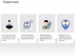 Business speech management manager with growth pointer ppt icons graphics
