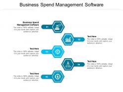 Business spend management software ppt powerpoint presentation inspiration clipart cpb