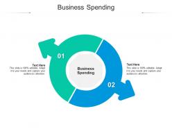 Business spending ppt powerpoint presentation inspiration ideas cpb
