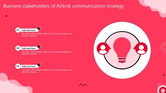 Business Stakeholders Of Airbnb Communication Strategy