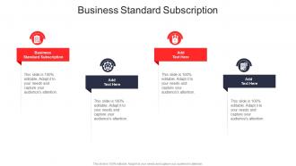 Business Standard Subscription In Powerpoint And Google Slides Cpb