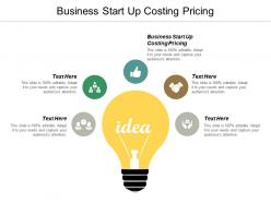 Business start up costing pricing ppt powerpoint presentation pictures clipart images cpb