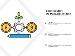 Business Start Up Management Icon
