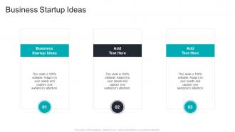 Business Startup Ideas In Powerpoint And Google Slides Cpb