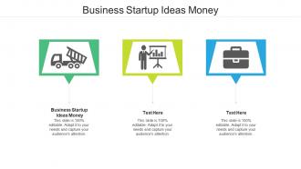 Business startup ideas money ppt powerpoint presentation portfolio files cpb